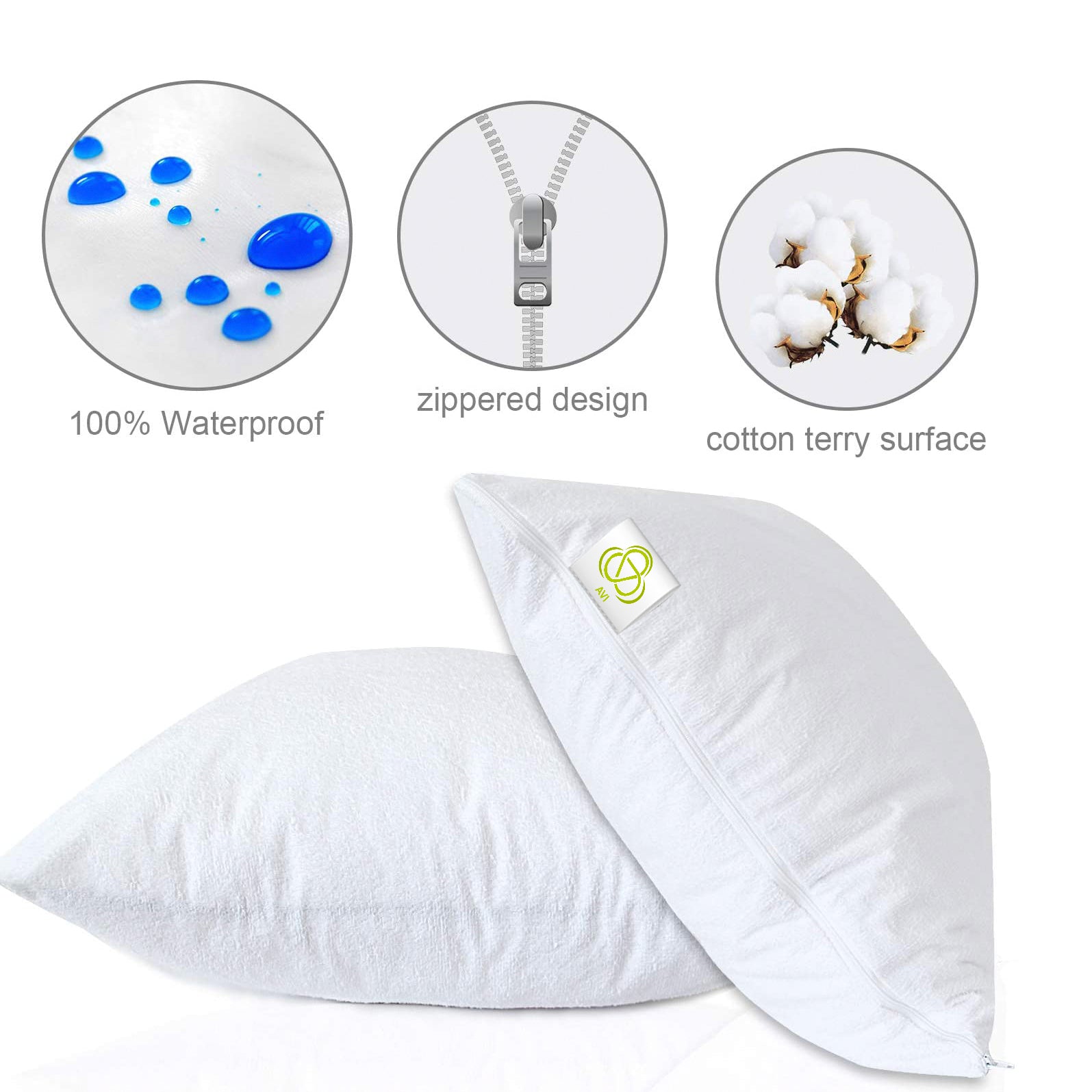 White Cushion Protector