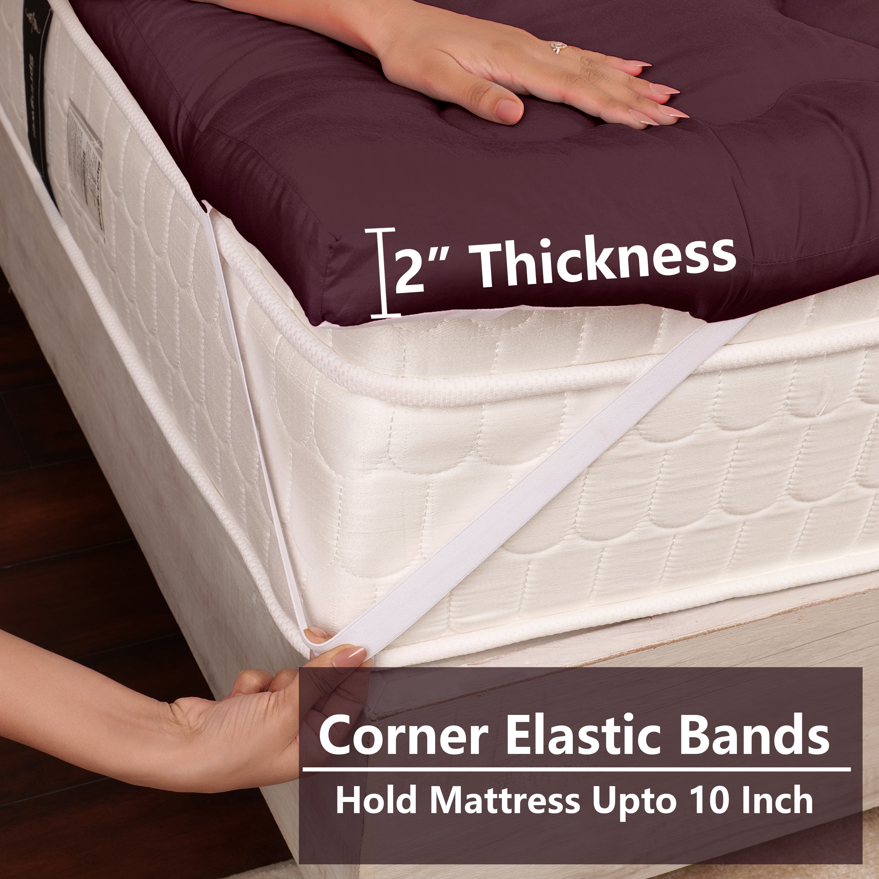 Wine Mattress Topper (500 GSM)