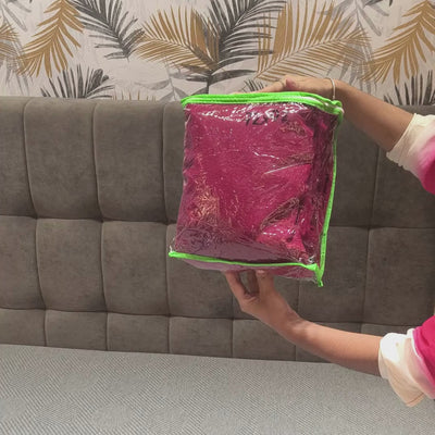 Maroon Terry Cotton Mattress Protector