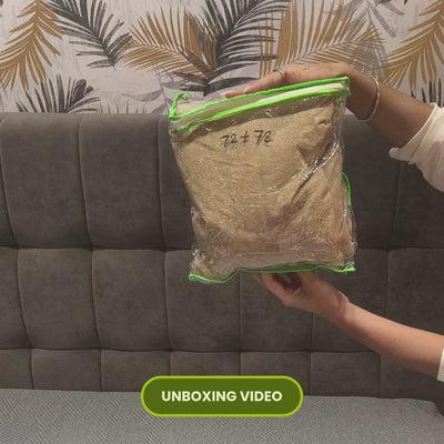 Beige Terry Cotton Mattress Protector